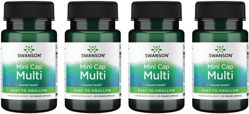[BRSWGAANDF6WCFD5] Swanson Daily Multivitamin Without Minerals 30 Veg Capsules (4 Pack)
