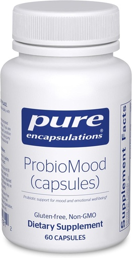 [BRSWGBIPCIMAK3I4] Pure Encapsulations ProbioMood | Shelf Stable Probiotic Combination Designed to Support Relaxation and G.I. Function* | 60 Capsules