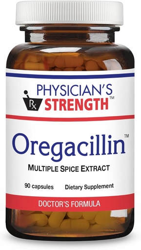 [BRSROCYKCMHGMALF] Physician's Strength Oregacillin - 90 Capsules - Multiple Spice Extract - Respiratory Health Support - 90 Servings