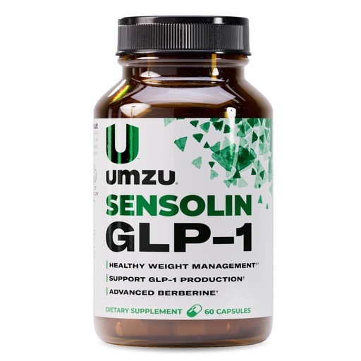 [BRSRAHADCMAWCA3D] UMZU Sensolin GLP-1 Support Supplement – 30 Day Supply – with Dihydroberberine, Ceylon Cinnamon, Chromium & Biotin – Supports Metabolic Function, Focus & Energy Balance