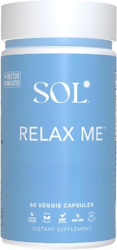 [BRSROFAOOV7WA3LO] Relax Me - Natural Calming Relief for Stress, Tension, & Worry - 15x More Effective - Support Mood, Relax The Mind & Body - Supplements for Adults - Non-Drowsy - 60 Vegetarian Capsules