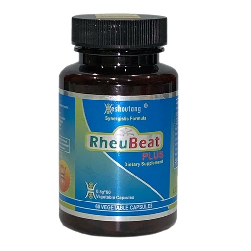 [BRSWGHDYOB7AGYA6] RheuBeatPlus|Market Proven Herbal Blood Flow Optimizer|for Poor Circulation, Pain|Cardio-cerebrovascular Health Booster|60 Veg Capsules