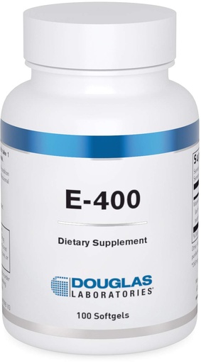 [BRSWIY34OADRMH3O] Douglas Laboratories E-400 | Vitamin E for Antioxidant Protection and Cardiovascular Support | 100 Capsules