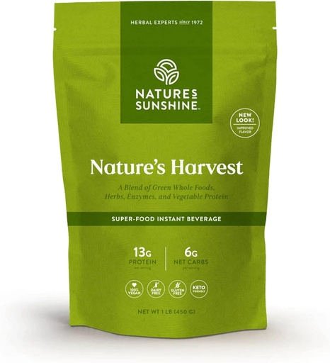 [BRSWI2QFOYPQG3AV] Nature's Sunshine Harvest Supplement, 450 Grams