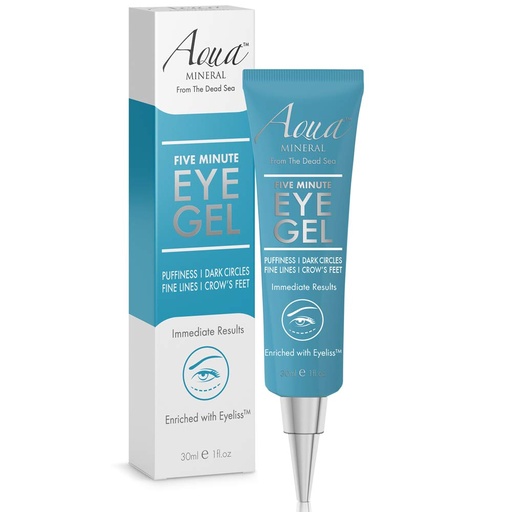 [BRSWGAD6B4MRQDYY] Puffy Eye GEL Instant results – Naturally rapid reduction eye gel, Eliminate Wrinkles, Puffiness and Bags – Hydrating Eye Gel w/Green Tea Extract by Aqua Mineral – 1 oz