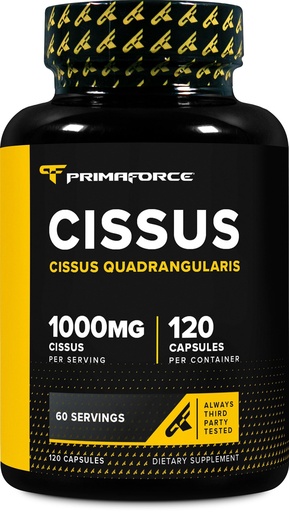 [BRSWIGAMOMDQEFTU] Primaforce Cissus Quadrangularis Extract, 120 Capsules, 1000mg per Serving - Gluten Free, Non-GMO