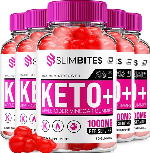 [BRSRAYD6OQGW2ETP] Slim Bites ACV Gummies Supplement - Slimbites Keto + ACV Gummies Apple Cider Vinegar 1000MG, Slim Bites Keto Gummies Reviews, Vitamin B12 (5 Pack - 300 Gummies)