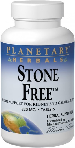 [BRSWIYYOOQMBCDD4] Planetary Herbals Stone Free 820mg Supplement Herbal Support - 270 Tablets