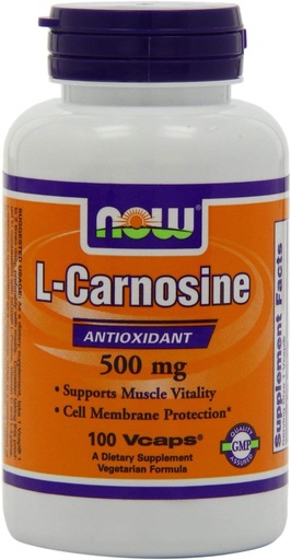[BRSWIGYQCMGGYGY5] Ahora Alimentos, L-Carnosina 500mg 100 VegiCaps (Pack of 2)