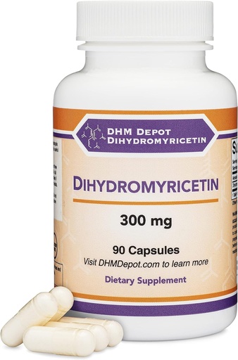 [BRSWGAAKPIHGKHQU] Dihydromyricetin (DHM) (Hovenia Dulcis Extract) Supplement for Liver Support (Naturally Obtained from The Oriental Raisin Tree) 90 Capsules 300mg Analysis