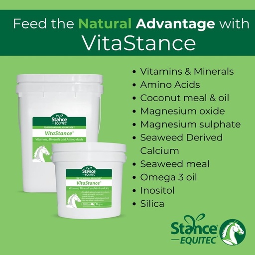 [BRSRAGL7OUPGKEY7] Stance Equitec VitaStance Vitamin, Mineral and Amino Acid Supplement for Horses, 28.5 lb
