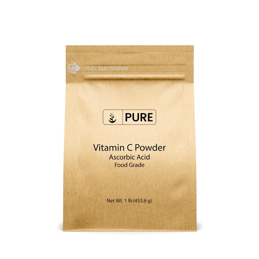 [BRSWGZD7OAHRGYAY] PURE ORIGINAL INGREDIENTS Vitamin C Powder (1 lb) Ascorbic Acid, Non GMO, Dietary Supplement