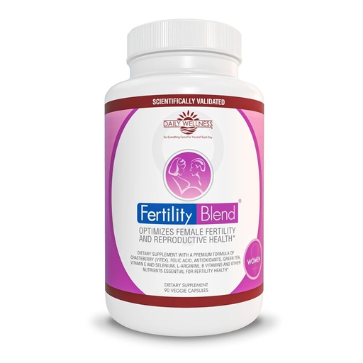 [BRSWI2YNAFYWKFTI] Fertility Supplements for Women - Natural Fertility Pills Conception Aid, Regulate Hormones and Cycle, Balance Ovulation/Vitex, Folic Acid, Antioxidants 90 Veggie Caps, 30 Day Supply