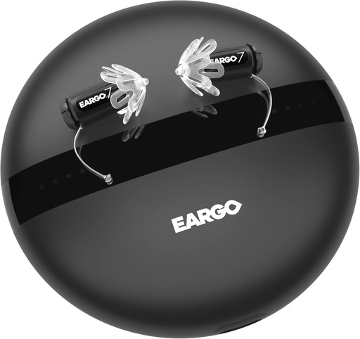 [BRSRMAIBAADQI3D2] EARGO Eargo 7 Virtually Invisible Self-Fitting FDA-Cleared OTC CIC Hearing Aids - Rechargeable, Lifetime Customer Support