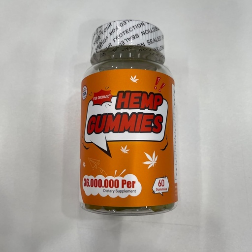 [BRSRAYY7OIJQGETA] 36000 Hemp Gummies Extra Strength Organic High Potency Hemp Gummies, 50 Count
