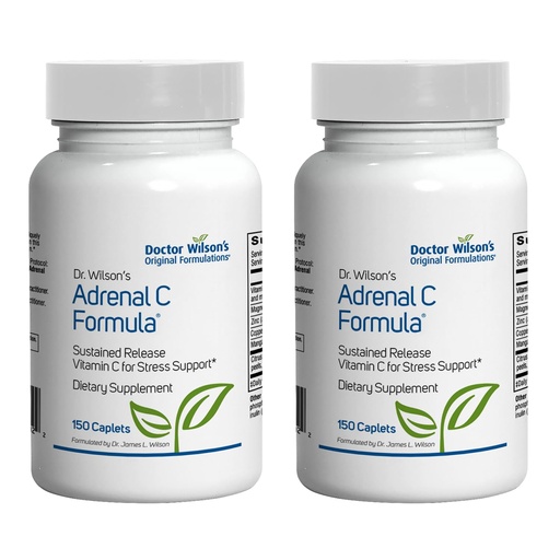 [BRSWGAI3OV6BEHQ2] Doctor Wilson's Original Formulations 2-Pack Adrenal C Formula 150 caplets