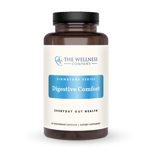 [BRSROHANAV7Q4EL4] The Wellness Company Digestive Comfort - Bloat & Gas Relief, Anti-Heart Burn, IBS, Fast Acting, Gut Health - 5 Enzymes, Peppermint & Ginger Root | 60ct (1 Month Supply)