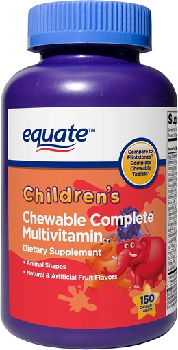 [BRSROZYKBYJROYAY] jogi Children's Chewable Complete Multivitamin Tablets Dietary Supplement,No Gluten or Lactose 150 Count