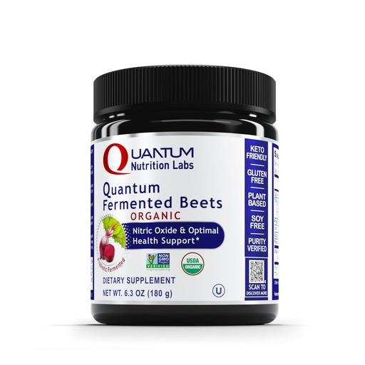 [BRSRMAL6OUCAM2Q4] QNL Qultured Fermented Beets - Organic Beet Root Powder - Heart Health Supplement - Offers Immunity Support - Vegan Beet Supplement - Natural Source of Nitrates - 6.3 oz