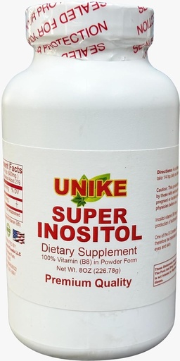 [BRSROC34A4BAIEL6] Super Inositol Dietary Supplement| Inositol (Vitamin B8) Powder for Hormonal Balance, Fertility and Ovarian Support| Gluten Free, Vegan 8 Oz (Pack of 1)