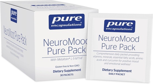 [BRSWICYZDEIQICA7] Pure Encapsulations - NeuroMood Pure Pack - Comprehensive Dietary Supplement for Healthy Neurotransmitter Function* - 30 Packets