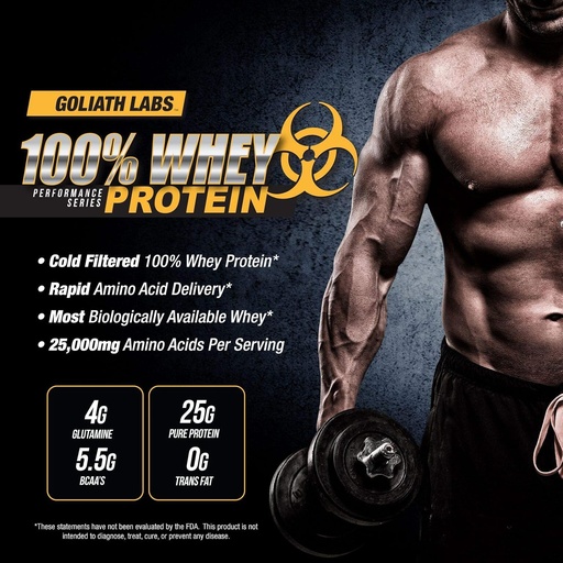 [BRSWGGQCC57A22Y4] Lab Goliath 100% Powder Whey Protein 20 pon (Vanilla)