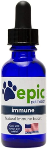 [BRSWIELYOQHAK3LC] Immune - All Natural Liquid Spray Supplement - Promotes a Healthy Immune System, Helps Relieve Allergies - Nutritional Vitamin for Cats & Dogs