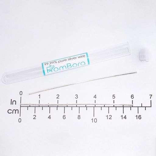 [BRSWYAA2BB7BA3T6] Collodal Silver   Pair of Friginal Silver 99.99% access | 999 | 15 Guut 6". | จาก Borora Colloidal Silver Mywire