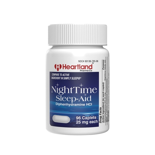 [BRSW2ADQBFYQODIV] Diphenhydramine HCI 25mg | Sleep Aid Relief Caplets | Sleeping Pills for Adults Extra Strong | Natural Sleeping Aids | 96 Count