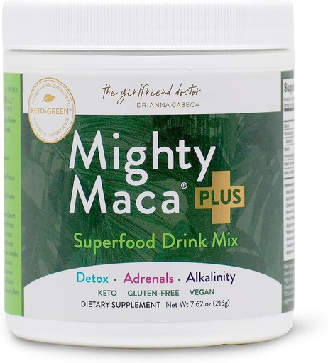 [BRSWIAAHAB4WAYL4] VIDAPURA Mighty Maca Plus by Dr. Anna Cabeca – Organic Superfood Greens Powder for Daily Energy & Vitality, Vegan & Alkaline, 60 Servings