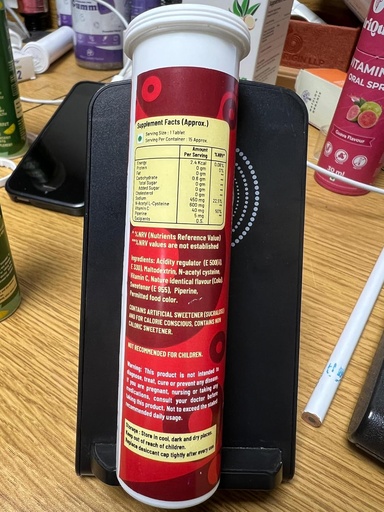 [BRSRAGTROIOWKCLG] NAC Supplement - N-Acetyl-Cysteine 600mg for Lung Detox & Gym Support - 15 Tablets de Effervescent en Cola Flavour ← NAC N-Acetyl-Cysteine 600mg para Glutathione ← Effervescent NAC for Men &amp; Women