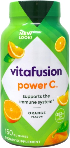 [BRSWGYYNDIMBQGTD] Vitafusion Power C, Gummy Vitamins For Adults (150)