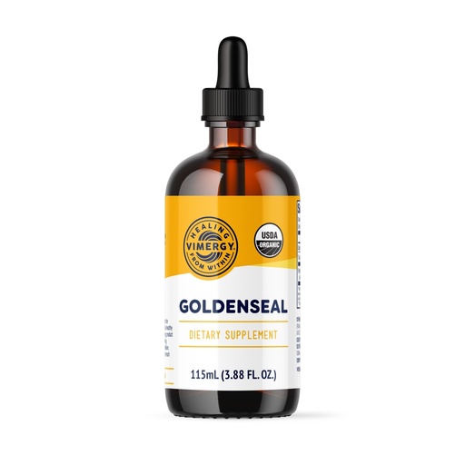 [BRSWYAA3CQCA22DD] Vimergy USDA Organic Goldenseal Supplement – 57 2mL (2 Droppers or 48-54 Drops) Servings (200mg Extract Per Serving). Vegan, Alcohol-Free Golden Seal herb Drops Great for Tea (115 mL)