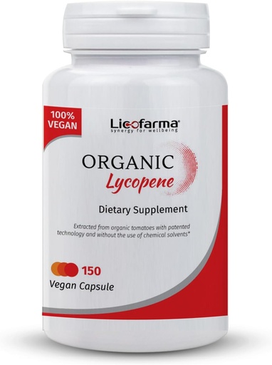 [BRSROHQ7BYMWOCLP] Organic Lycopene | Antioxidant Natural Supplement | with Organic Lycopene from Tomato | 150 Capsule Pack