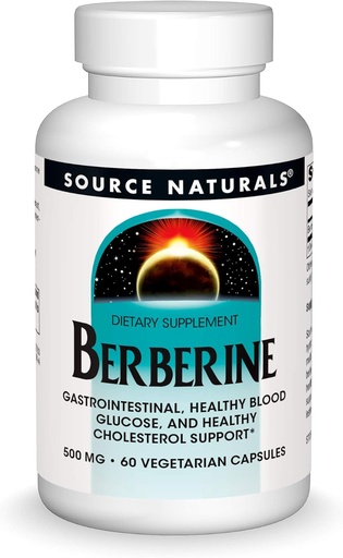 [BRSWGZ32AUIGE33P] Source Naturals Berberine Vegetable Capsule, for Gastrointestinal Support* - 60 Vegetarian Capsules