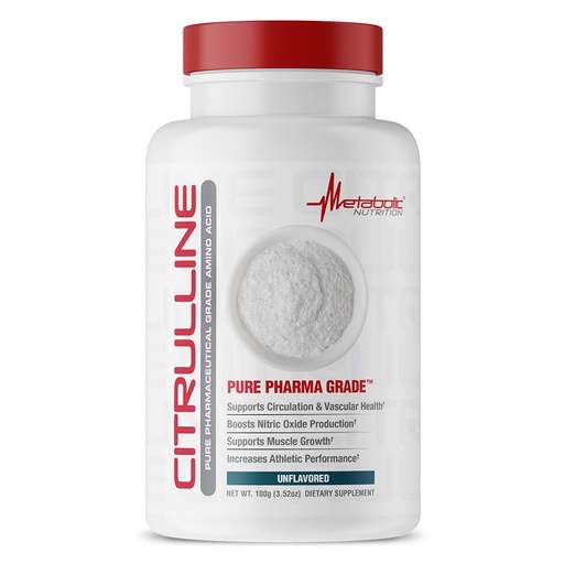 [BRSWGAL4ABYGCA3J] Metabolic Nutrition Citrulline, 100 Grams, Powder