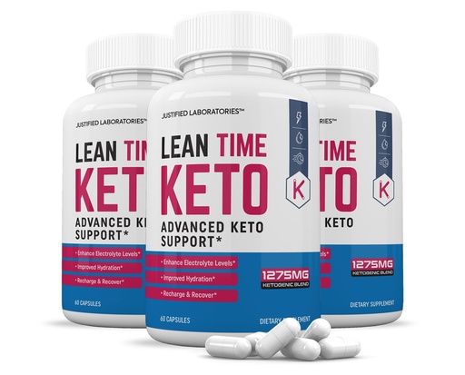 [BRSROBD4DN5AY3Y7] (3 Pack) Lean Time Keto Pills 1275MG New & Improved Formula Contains Apple Cider Vinegar Extra Virgin Olive Oil Powder Green Tea Leaf 180 Capsules