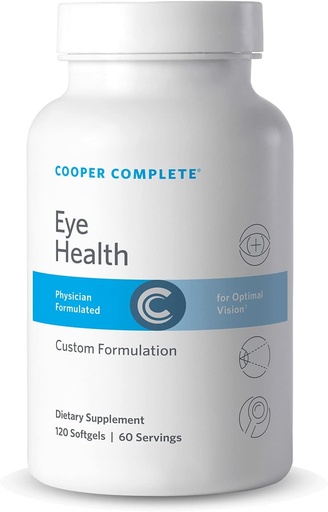 [BRSWKE3RDEGRQFTE] Cooper Complete - Eye Health Supplement - Lutein, Meso Zeaxanthin e Zeaxanthin, Vitamina C & E - 60 Day Supply Pack di 1