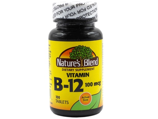 [BRSWIZ33OBYBQHQZ] NAT B Vitamin B-12 TB 100MCG 100