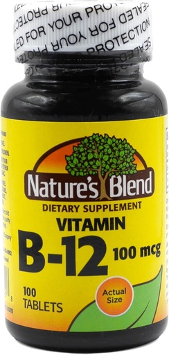 [BRSWIZ33OBYBQHQZ] NAT B Vitamin B-12 TB 100MCG 100