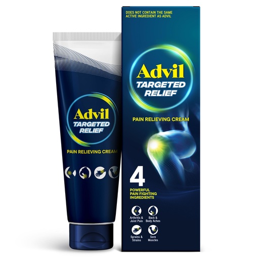 [BRSROBQ5B4HRUYDK] Advil Targeted Relief Pain Relieving Cream, Up to 8 Hours of Powerful Relief of Minor Arthritis Pain, Joint Pain, Lower Back Pain and Muscle Pain - 4 oz