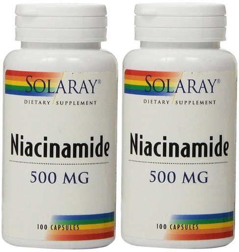 [BRSWKGAHA4IG22DG] AEE Niacinamde 500mg Solaray 100 VexCaps