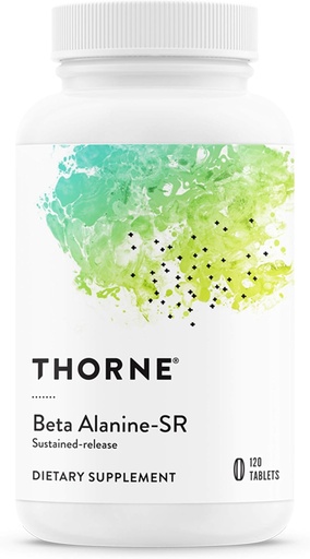 [BRSWECQCCQMGCF32] THORNE - Beta Alanine Sustained Release - Amino Acid Supplement for Muscle Output & Endurance* - NSF Certified for Sport - 120 Tablets - 60 Servings