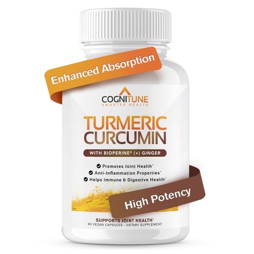 [BRSWGEATCBYBGCIV] Organic Turmeric & Ginger Capsules - Turmeric Curcumin with Ginger & BioPerine, 95% Curcuminoids - Joint, Digestion, Immunity Support, Black Pepper Extract for Increased Absorption
