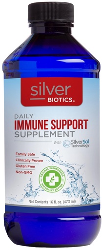 [BRSWIY32OV7WAHTI] Silver Biotics Multivalent SilverSol Technology Ag₄O₄ 10 PPM Immune Support | Bio-Hacking Immune Building Natural Support | 16 Fl Oz
