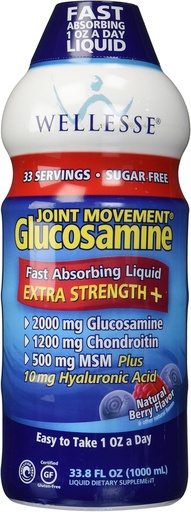 [BRSWIYA5CYPWIHYV] Wellesse Joint Movement Glucosamine With Chondroitin & Msm 33.8 fl oz (1000 ml)