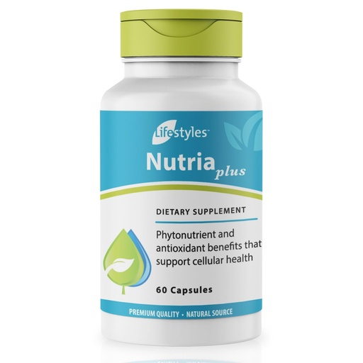 [BRSRAAYYOENRMETZ] Lifestyles NutriaPlus Antioxidant Supplement - Herbal Immune Support & Multivitamin with Selenium, Vitamin C, Green Tea, Garlic, and More – Made in Canada – 60 Capsules (60 Capsules (Pack of 1))