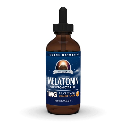 [BRSWIY35BN4B42Q5] Source Naturals Melatonin* - 1 mg, 2 Fluid oz