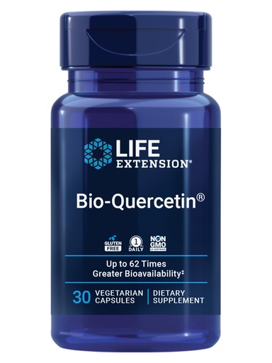 [BRSWGGATBMNBUA3L] Life Extension Bio-Quercetin, Immune Health Supplement, Heart Health Support, Gluten Free, Non-GMO, Vegetarian, 30 Capsules