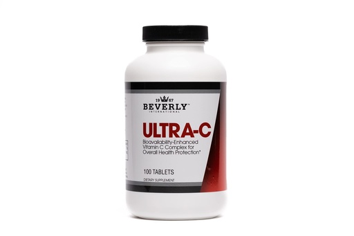 [BRSWIY32BQOBC2TG] Beverly International Ultra-C, 100 Sustained-Release Vitamin C Tabs. Ideal for Overall Wellness and Recovery. Pharmaceutical Grade, Boost Your C